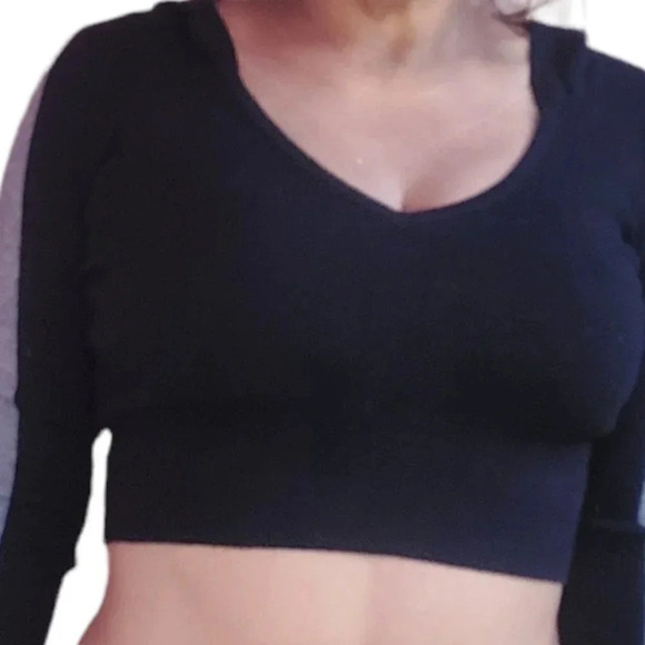 36Point5 Sweater Y2K Size Medium Black/Grey - Picture 9 of 16